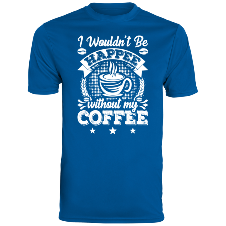 Short-Sleeve Men's Wicking T-Shirt Coffee