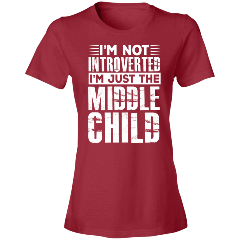 Short-Sleeve Womens T-Shirt Middle Child
