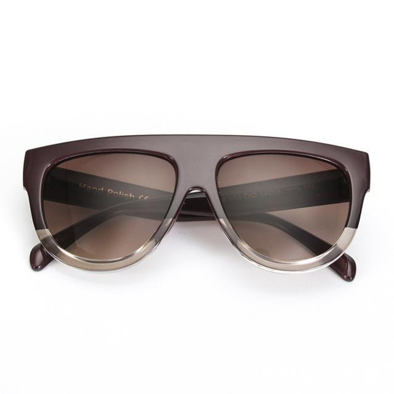 ROYAL GIRL High Quality Women Brand designer Sunglasses Acetate Sun shades gradient Sun Glasses ss164