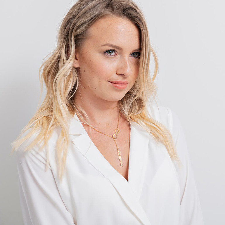 Infinity Necklace With Kids