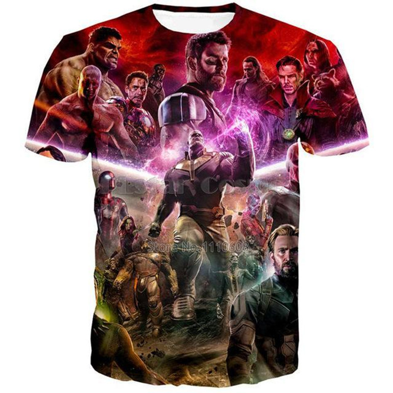 avengers superheroes T-shirt