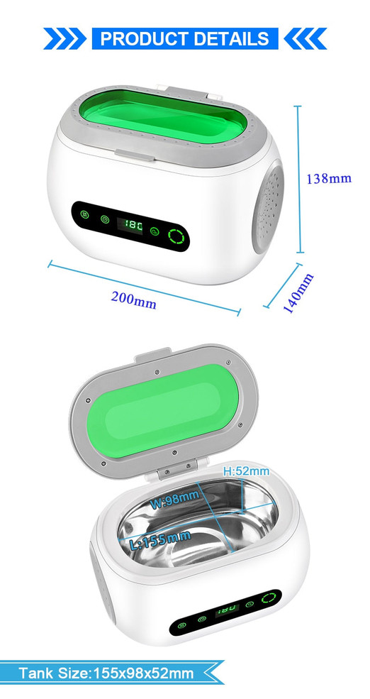 Digital Control Ultrasonic Cleaner for Jewelry