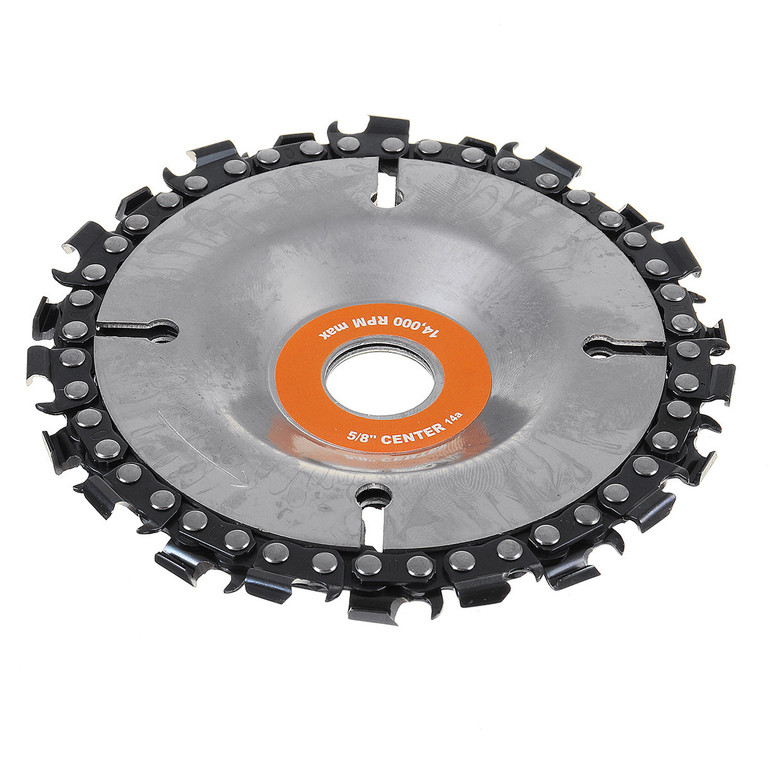 4 Inch 22 Tooth Grinder Chain Disc Angle Grinder Disc Saw Blade Chain Saw for Carving Wood Plastic