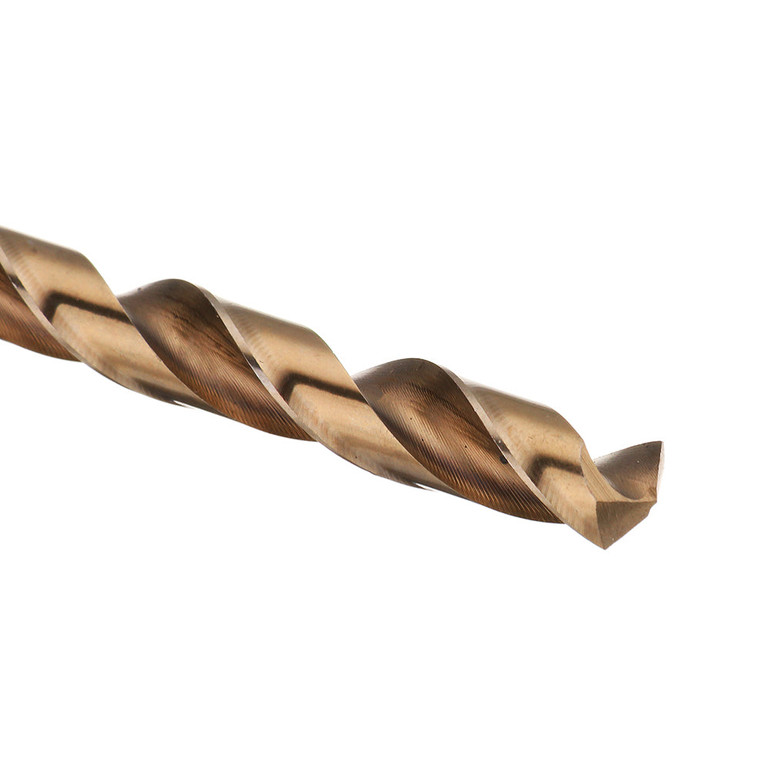 Drillpro 15pcs 1.5-10mm HSS M35 Cobalt Twist Drill Bit for Metal Stainless Steel Aluminium Copper