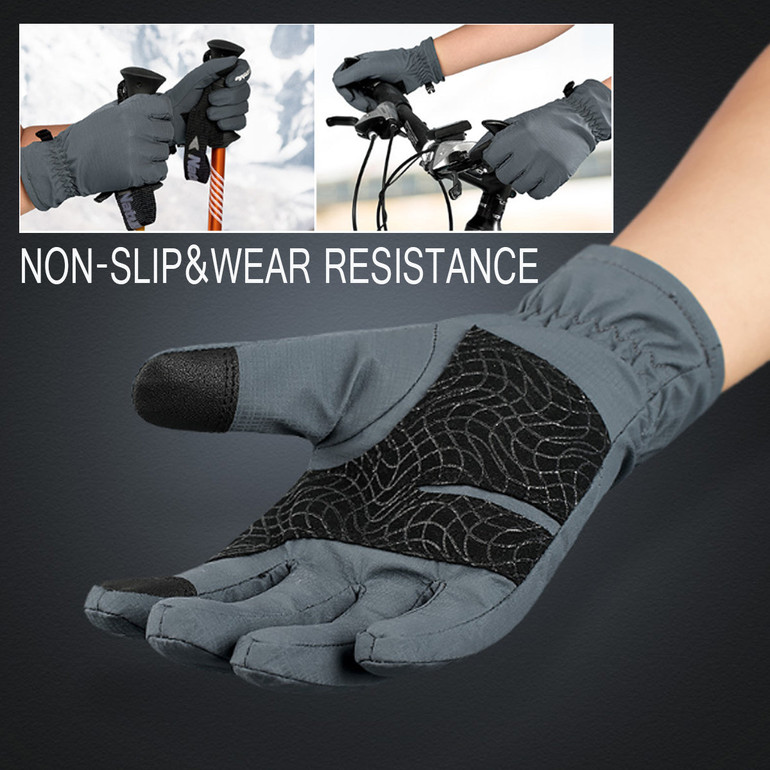 Naturehike -35° Touch Screen Motorcycle Gloves Winter Warm Waterproof Men Women Thermal Skiing Snow Snowboard Cycling