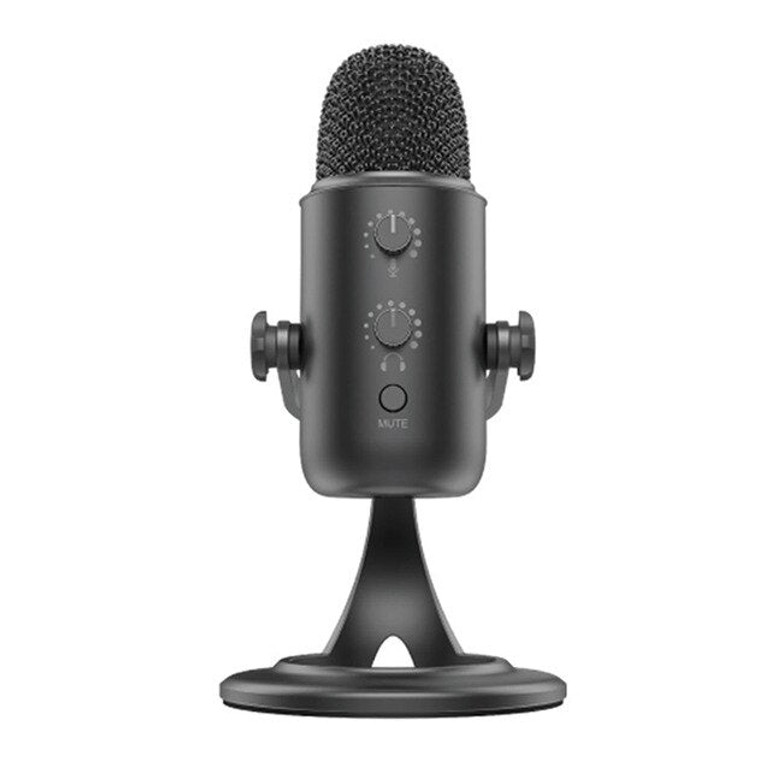 Professional Condenser Microphone for Recording/Streaming/Gaming Studio USB Microphone For PC Computer YouTube Vocals Voice Mic