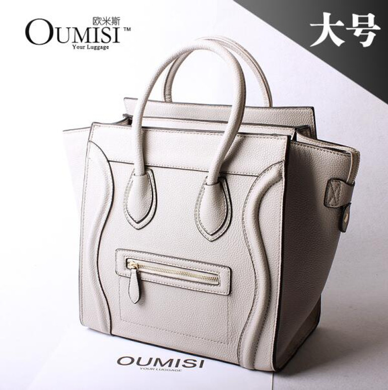 OUMISI   Women Leather Handbags Vintage Woman Bags Bag Handbag Fashion Handbags Women Shoulder Bags Leather Pu Tote Bag BK