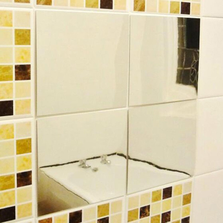 Self Adhesive Mirror Foil Wall Stickers