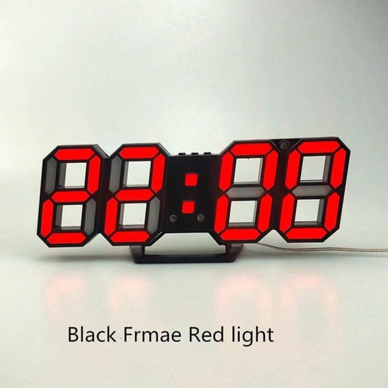 3D LED Wall Clock Modern (Free shipping)
