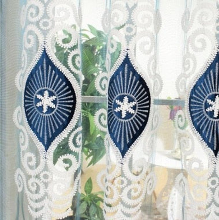 European luxury jacquard Embroidered curtains for Living Room French Windows curtains for Bedroom Customized curtains black