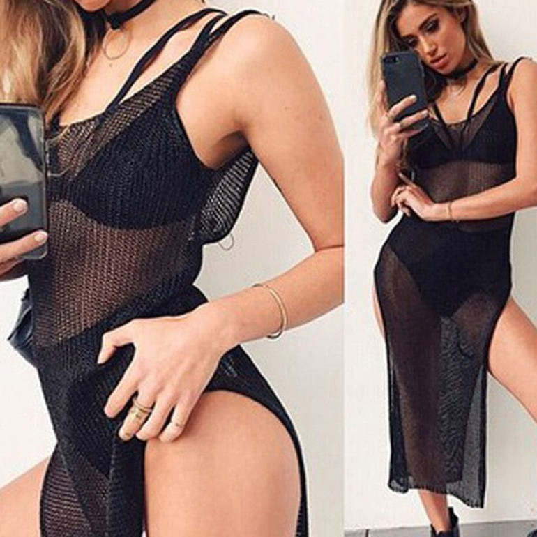 Sexy Mesh Bikini Cover Up