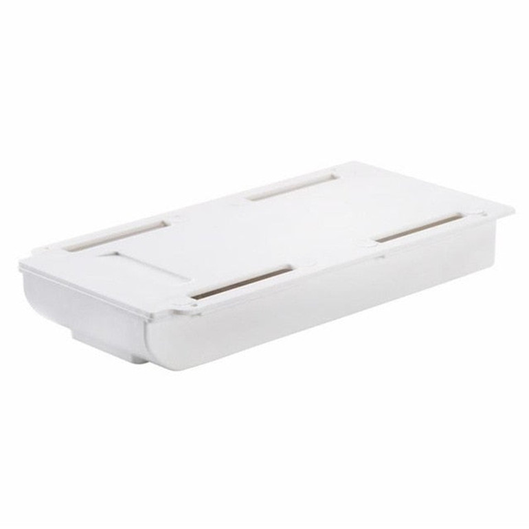 Creative Kitchen Desk Organizer Storage Box Sundries Stationery Bedroom Pen Holder Case Container Adhesive Drawer Under Table