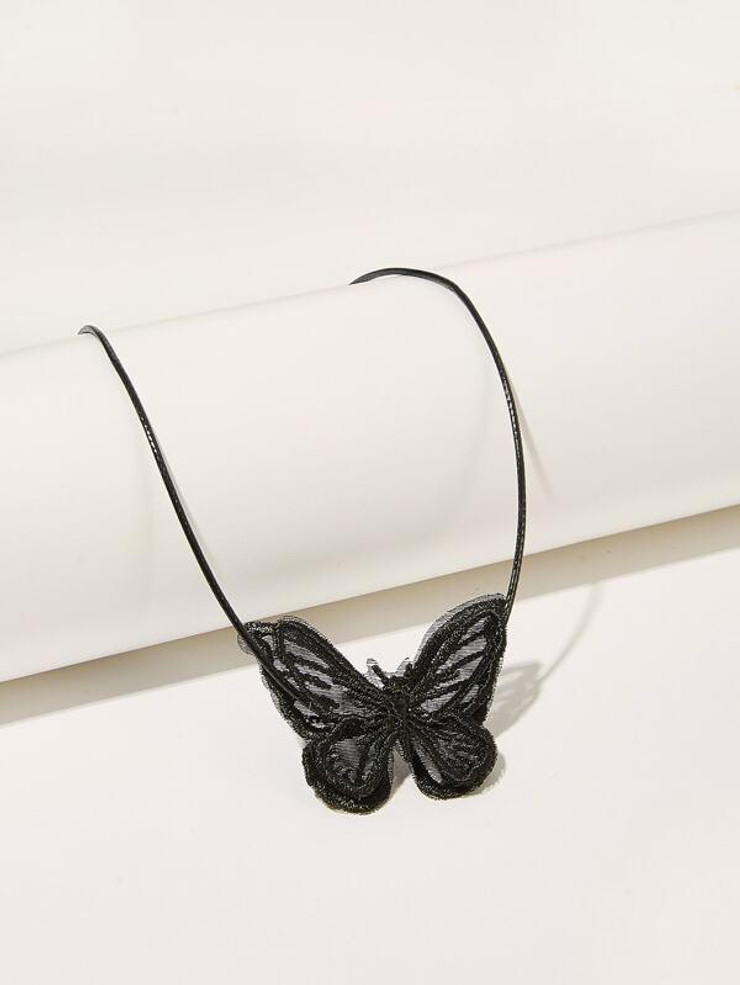 Butterfly Decor Choker 1pc