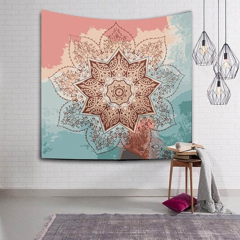 Large Mandala Indian Bohemian Tapestry Wall Hanging
