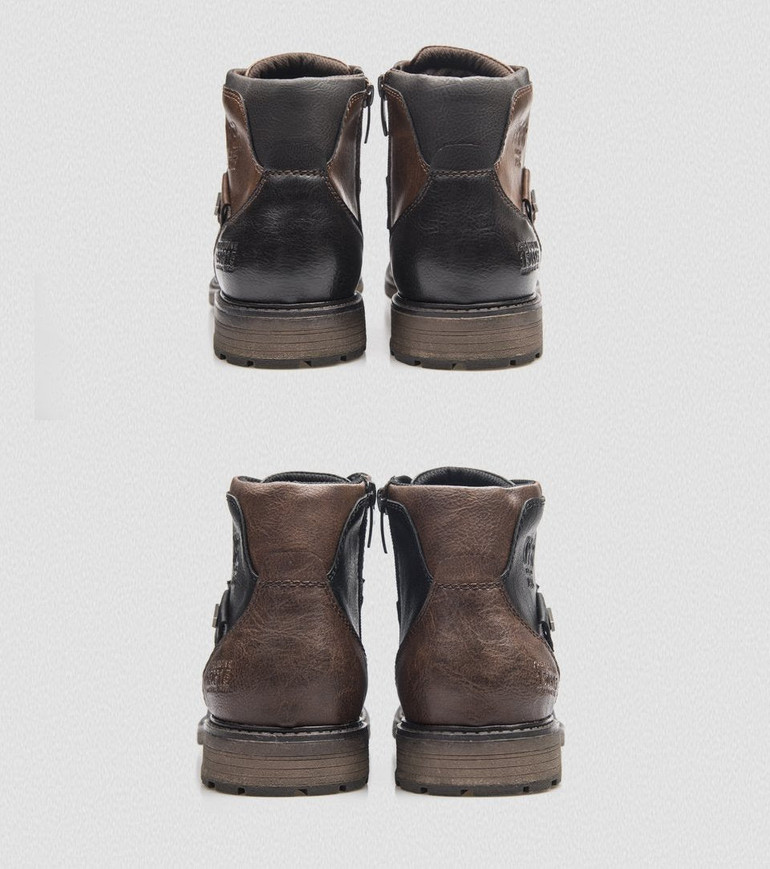 Vintage Style Ankle Men's Boot