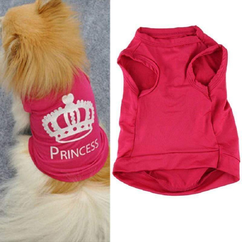 Pet Dog Cute Princess Printed T-Shirt