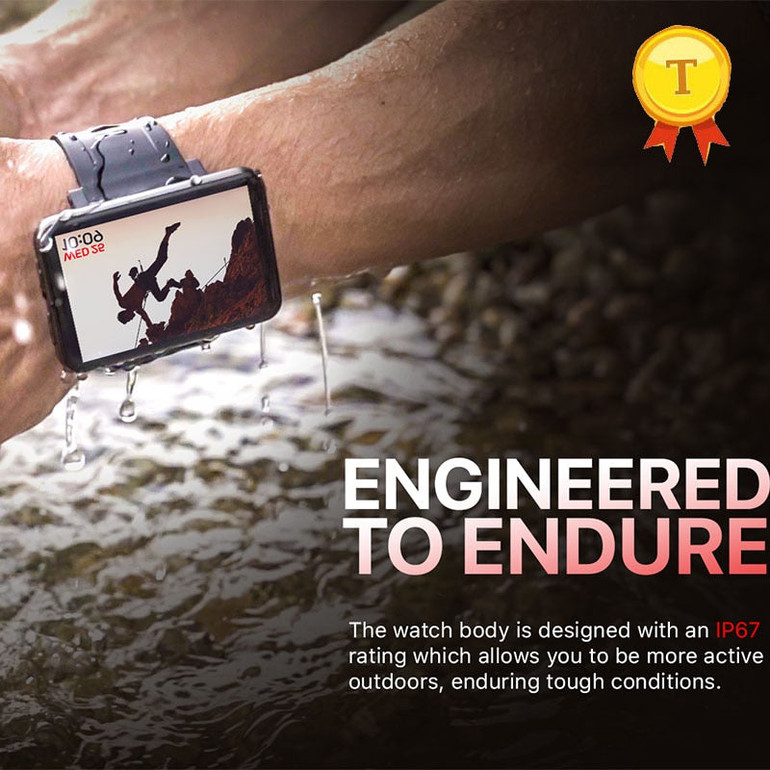 Sport Android Smart Watch Phone  Camera GPS WiFi SIM MP4 4G Smartwatch