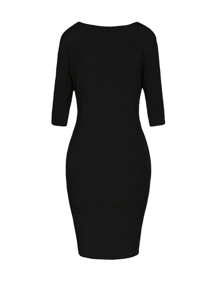 Casual Fabulous Floral Printed Round Neck Bodycon Dress