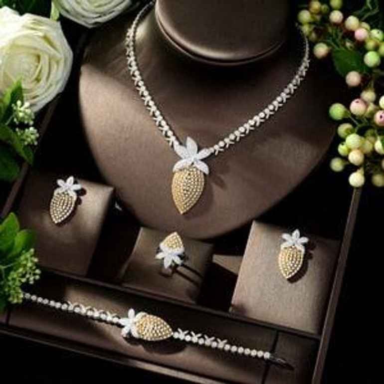 Classic Necklace Earring Jewelry Set