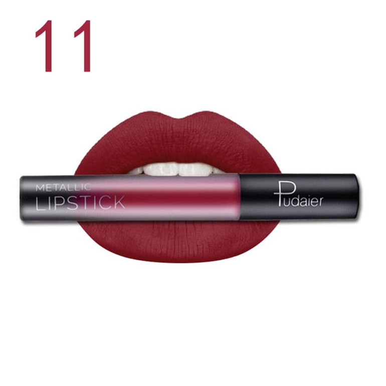 Liquid Lipstick Waterproof Nude Matte Velvet Glossy Lipstick