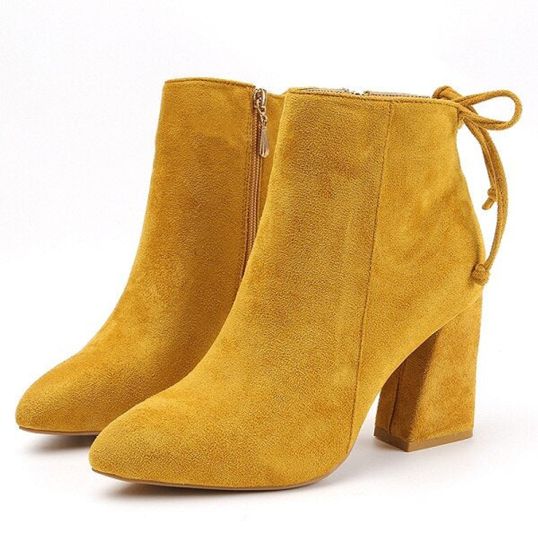 Aphixta Suede Ankle Boots