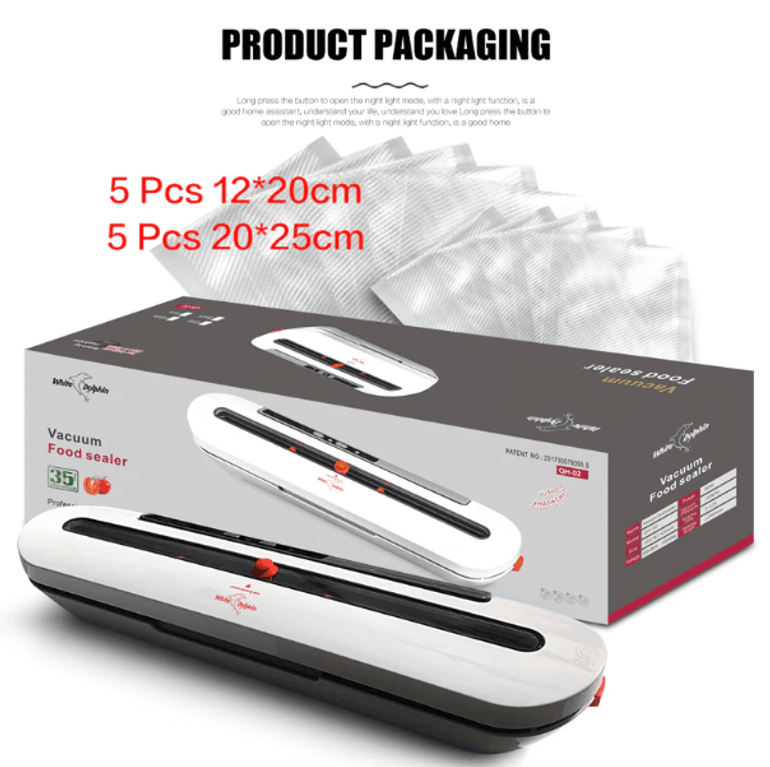 Household Food Vacuum Sealer Packaging Machine With 10pcs Bags Free 220V 110V