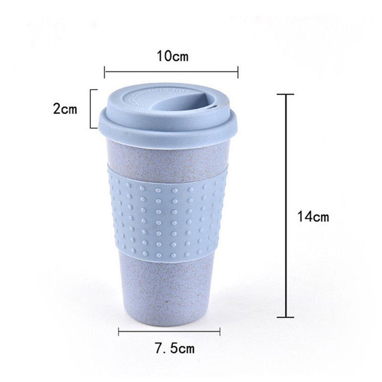 Wheat Straw Reusable Travel Mug