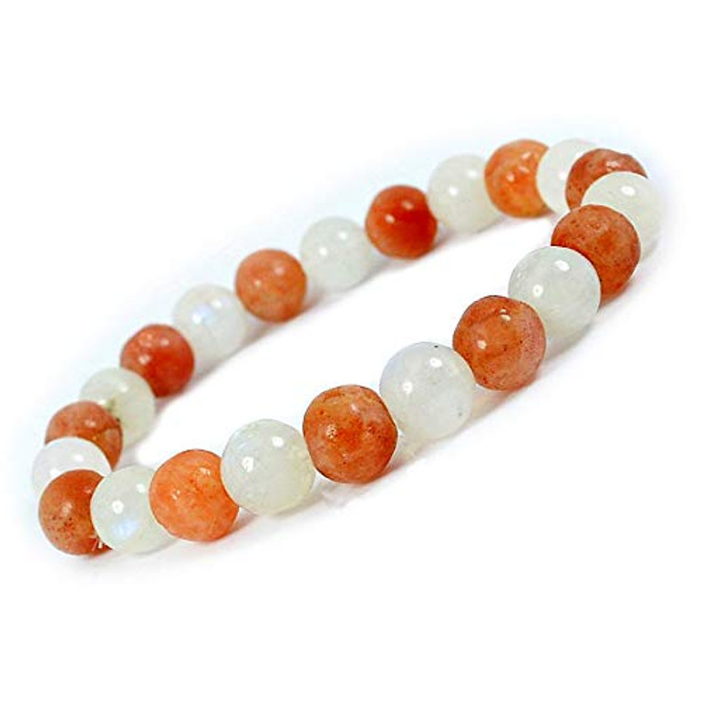 7 Chakra Natural Crystal/Stone Bracelet for Unisex and Healing at