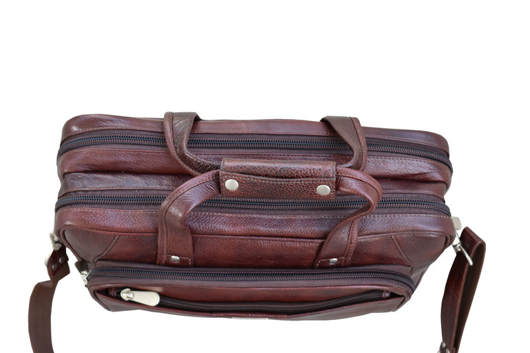 Genuine Leather Briefcase Laptop Bag