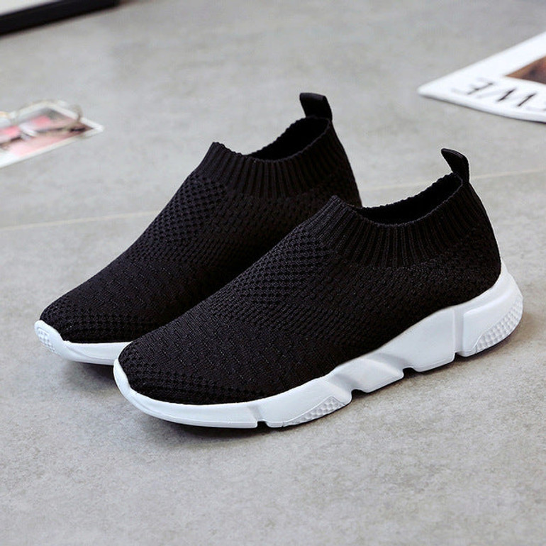 Fashion Sneakers Women Trainers Casual Slip On Socks Shoes Summer Women Vulcanized Shoe Ladies Sneakers White Zapatillas Mujer