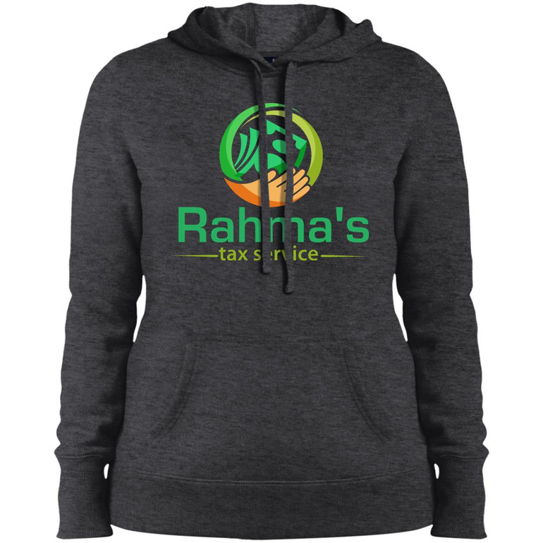 Rahma's Logo Rahma's Tax Service Ladies' Pullover Hooded Sweatshirt