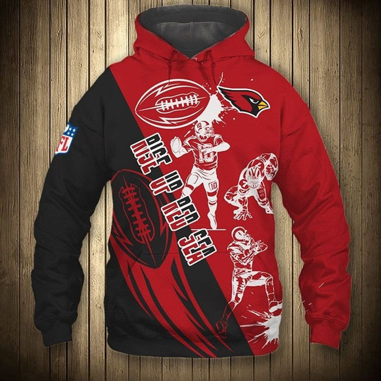 Arizona Cardinals Casual 3D Hoodie