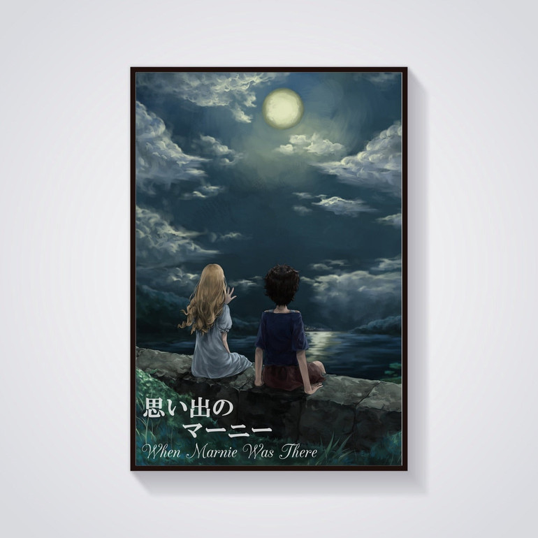 When Marnie Was There Anime Canvas Wall Art