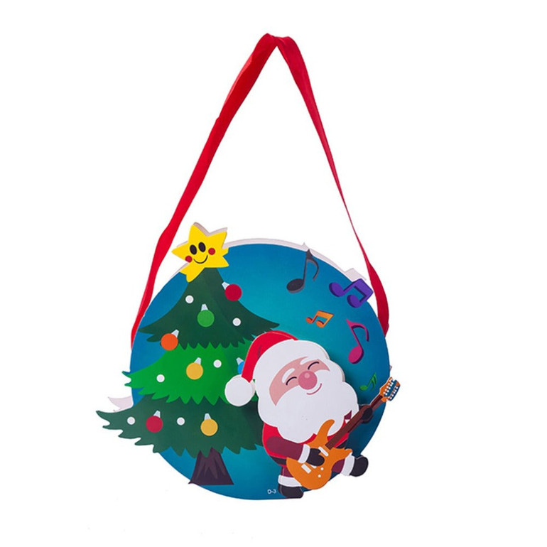 Cartoon Christmas Candy Bag Santa Claus Snowman Elk Decor Christmas Gift Pouch Bag Non-woven Fabric Hand Bags