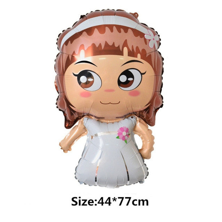 Wedding Balloons Foil Groom Bride Love Ballon Anniversary Baloon Birthday Party Decorations Adult Baloes Event Party Supplies