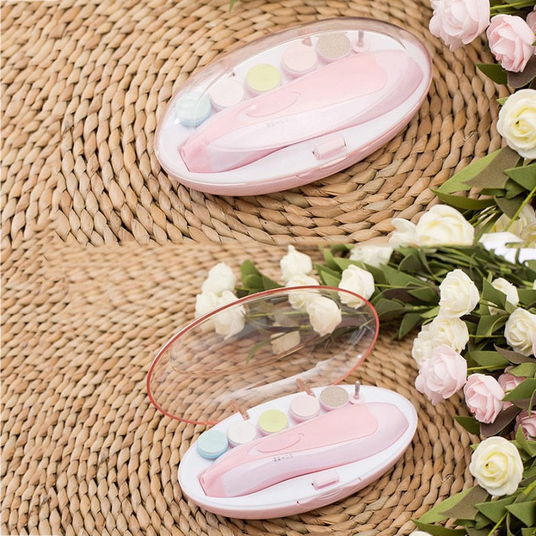 Electric Kids Baby Nail Trimmer Manicure Pedicure Clippers