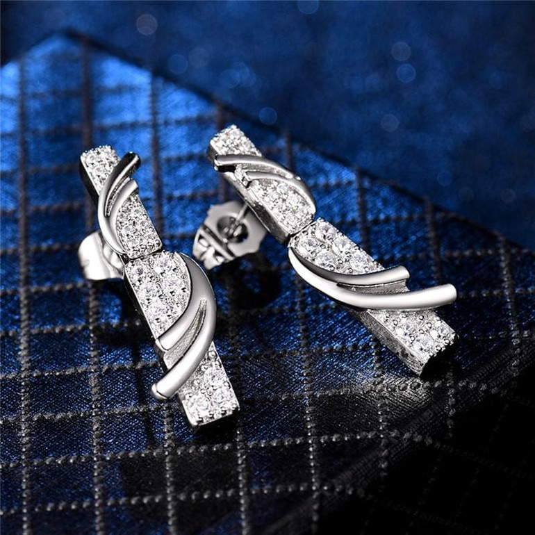 Unique Crystal  Elegant Earrings