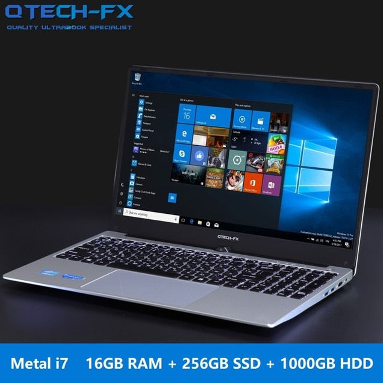 Laptop 15.6" i7-16GB RAM-256GB SSD-1TB HDD-Game & Business