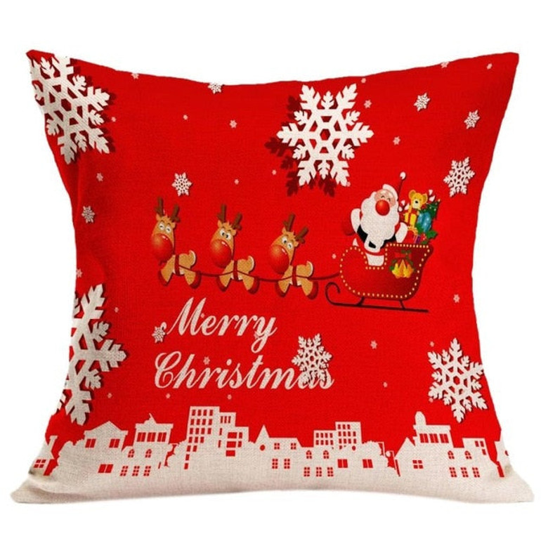 Christmas Bed Home pillow  Cover
