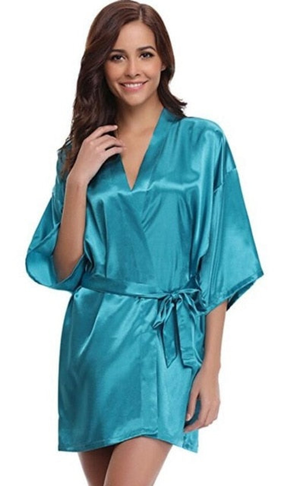 CINOLE Silk Kimono Robe Women Silk Bridesmaid Satin Bathrobe Dressing Gowns