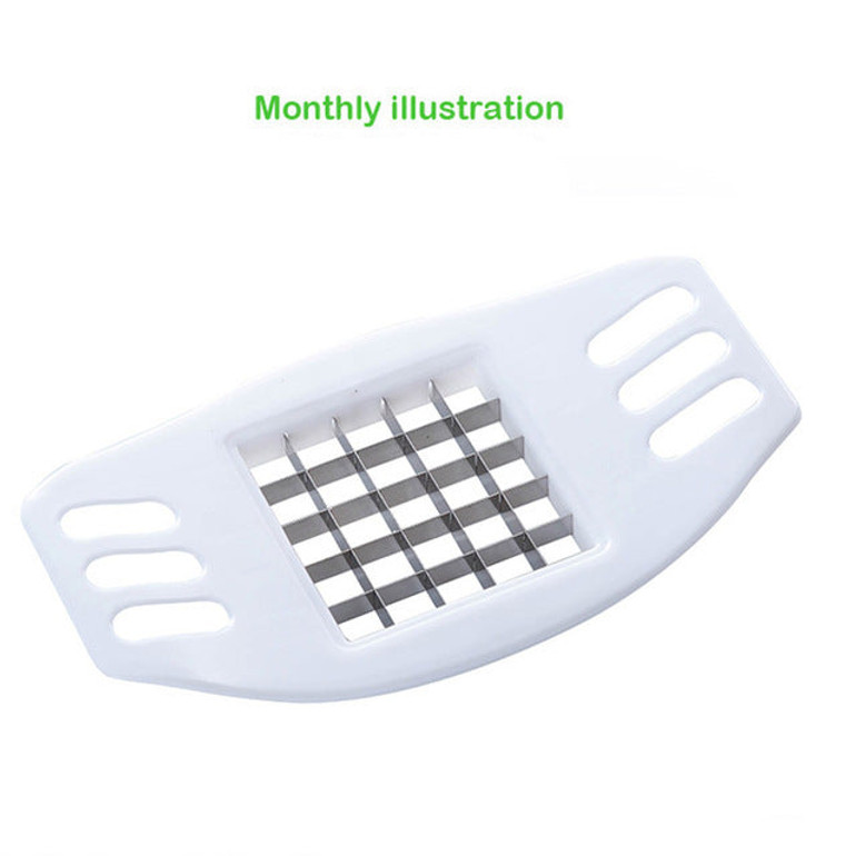 Free Ship Vegetable Potato Slicer Cutter French Fry Cutter Chopper Chips Making Tool Potato Cutting Kitchen Gadgets MM3