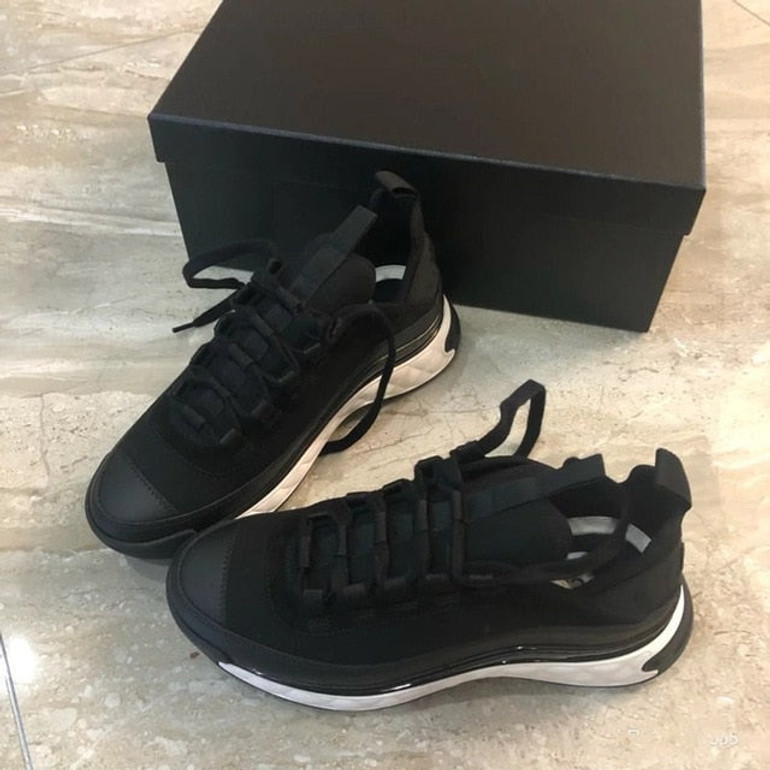 White Shoes Women Platform Sneakers 2020 Spring Fashion Brand Ladies Casual footware Female Black zapatos de mujer Breathable