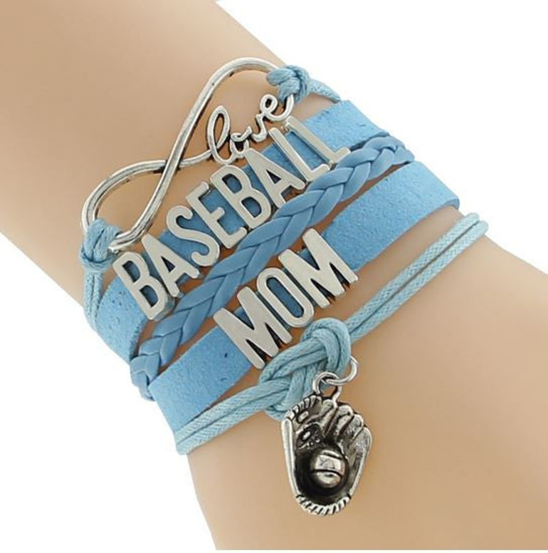 Infinity Love BASEBALL MOM Bracelet Offer