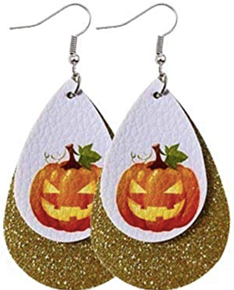 Halloween Earrings - Pumpkin 1