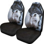 Black Wolf & White Wolf Car Seat Covers