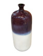 Modern Style decorative Ceramic Vase, Purple & White