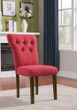 Effie Side Chair, Red, Set of 2