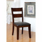Dickinson I Cottage Side Chair Withpu Seat, Dark Cherry, Set Of 2