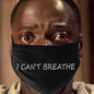 I Can't Breathe Letter Print Mask