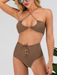Sexy Hollow Bandage Bikini Swimsuit